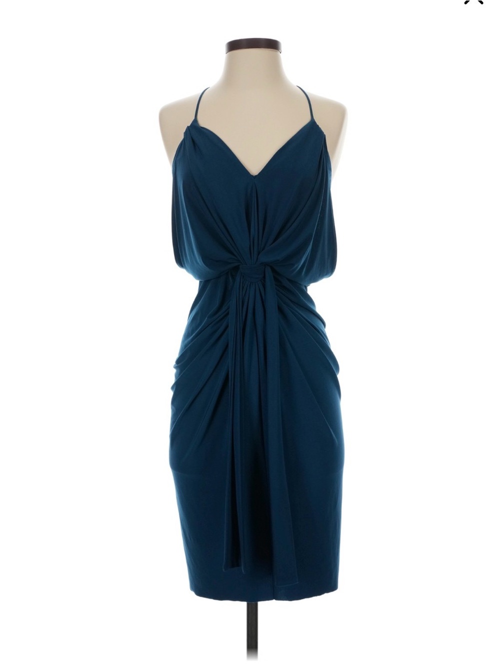 MISA Cocktail Dress Bright Blue